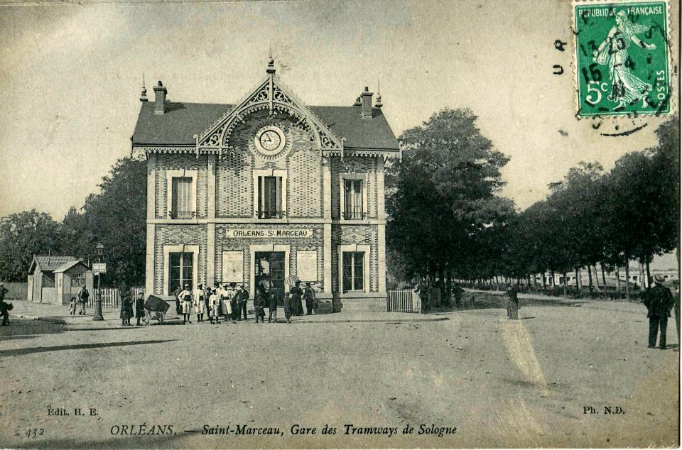HE 432 - ORLEANS - Saint-Marceau, Gare des Tramways de Sologne