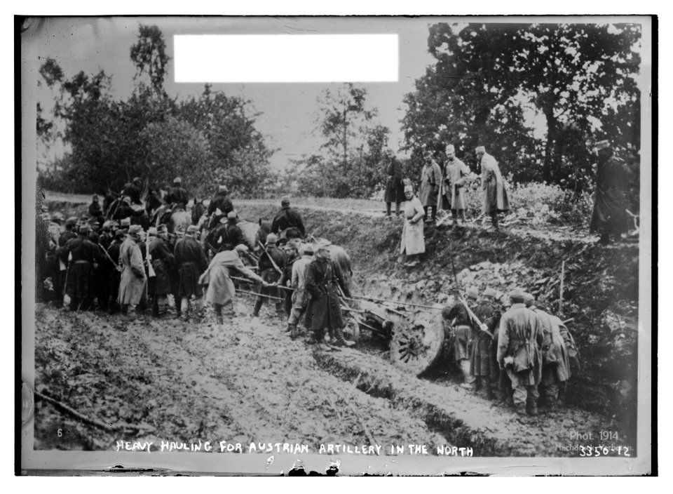 Heavy hauling for Austrian artillery in the north LCCN2014698179