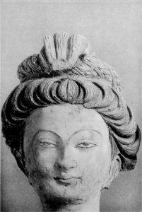 Head, Cave of the Statues, Kizil Caves