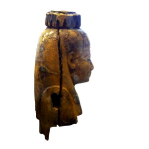 Head of a goddess or priest-MAHG 012704-P6130500-white