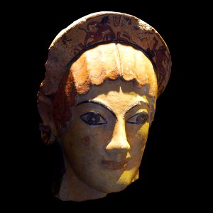 Head of a woman-MF 802-P6130530-black