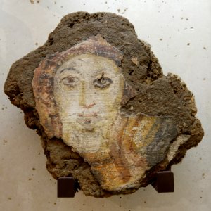 Head of a young woman Louvre E27454