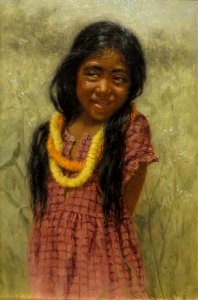 Head of Louie Painting - 205, Oil on board 1901