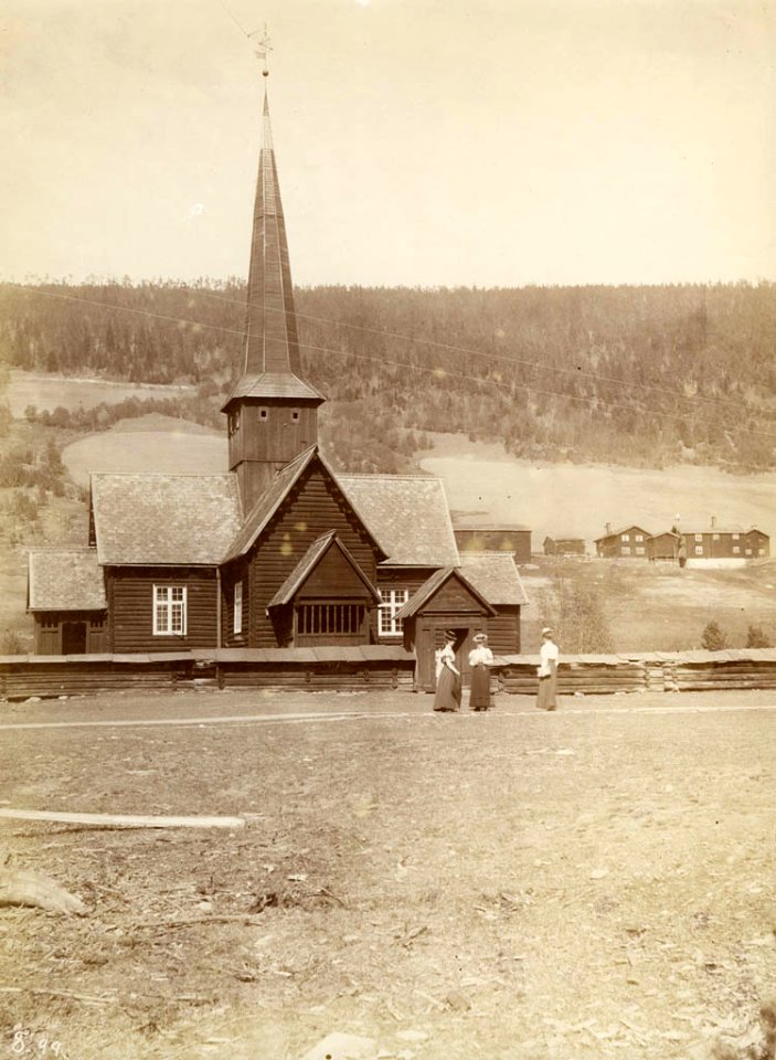 Heddal Stave Church, Valdres, Norway