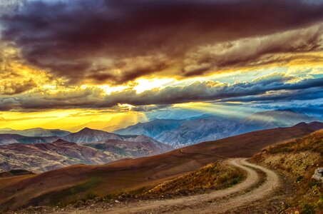 Landscapes nature grass mountain