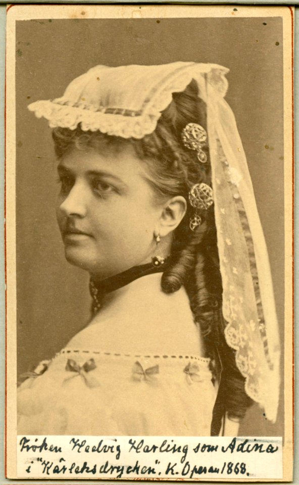 Hedvig Harling, rollporträtt - SMV - H9 057