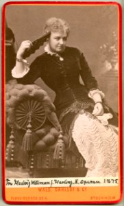 Hedvig Willman, rollporträtt - SMV - H9 056