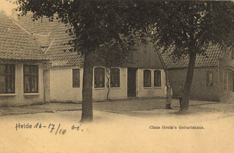 Heide (Holst.), Schleswig-Holstein - Claus Groths Geburtshaus (Zeno Ansichtskarten)