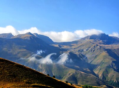 Landscapes nature grass mountain