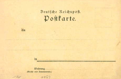 Heidelberg, Baden-Württemberg - Achteckiger Turm (back) (Zeno Ansichtskarten)