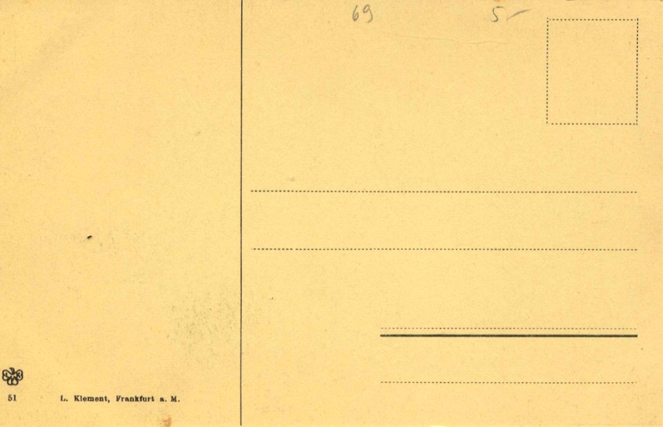 Heidelberg, Baden-Württemberg - Blick vom Ruprechtsbau (back) (Zeno Ansichtskarten)