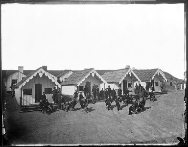 Headquarters of 21st. Mich. Inf - NARA - 524935 photo