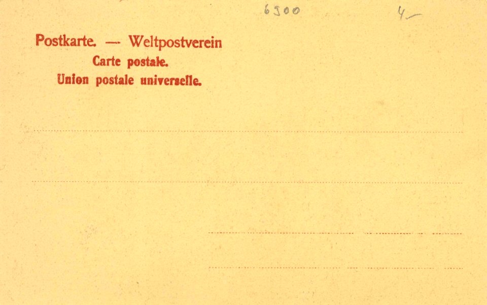 Heidelberg, Baden-Württemberg - Schloss von der Molkenkur (back) (Zeno Ansichtskarten)