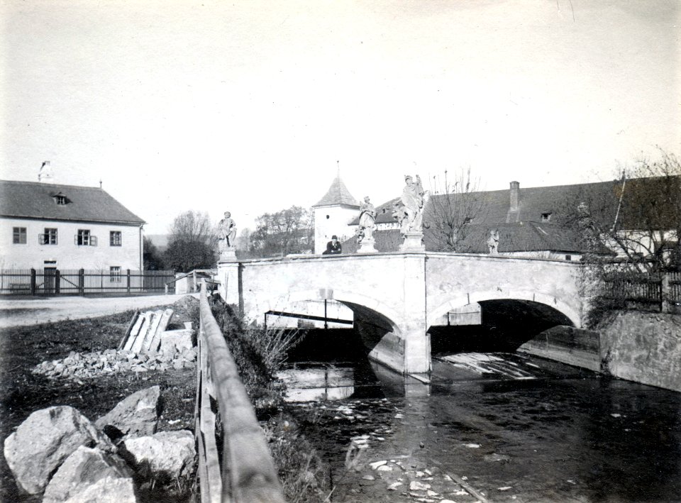 Heiligenkreuz - Giuliani Brücke um 1895