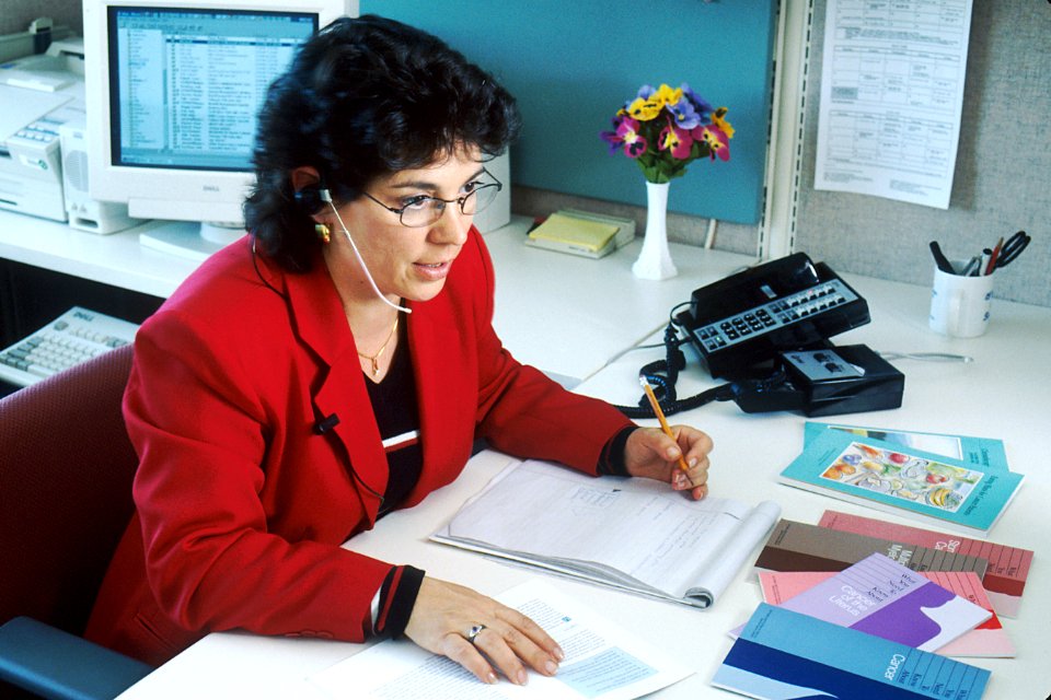 Health professional answers questions