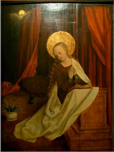 Hechingen Hohenzollerisches Landesmuseum spätgotischer Altar Verkünigung Maria17634