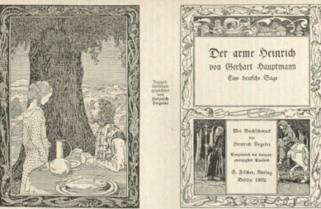 Heinrich Vogeler Gerhart Hauptmann Der arme Heinrich 1902