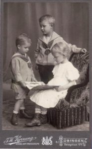 Heinz, Annaliese und Fritz Schweickhardt