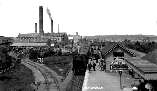 Heathfield station, South Devon, 1906
