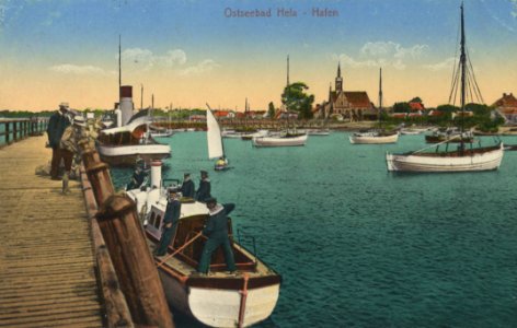 Hela, Westpreußen - Hafen (Zeno Ansichtskarten)