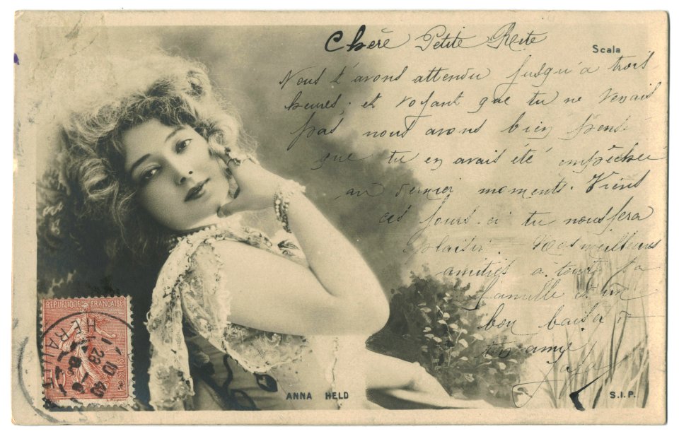 HELD, Anna SIP. 191-7. Scala. Photo Reutlinger