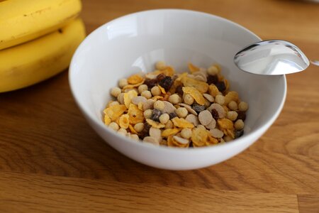 Table cornflakes eating