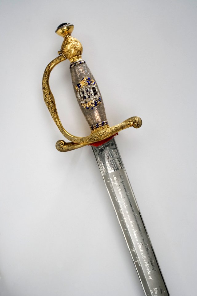 Hedersvärja, G A Hierta - Livrustkammaren - 15810
