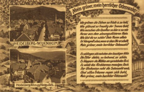 Heidelberg, Baden-Württemberg - Neuenheim (Zeno Ansichtskarten)