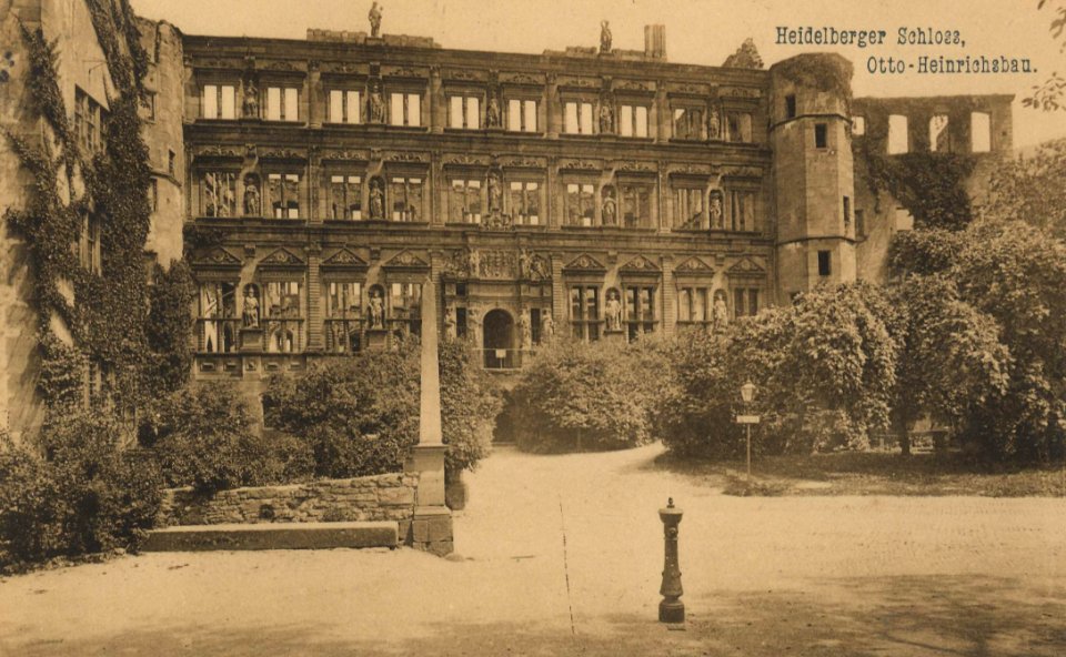 Heidelberg, Baden-Württemberg - Schloss, Otto-Heinrichsbau (Zeno Ansichtskarten)
