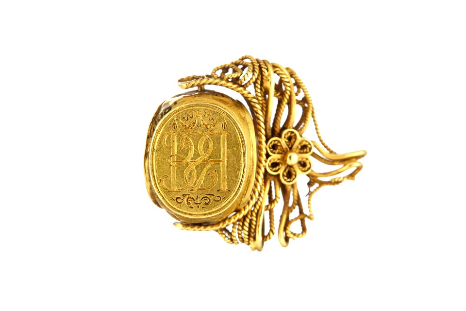 Hedvig Eleonoras signet, 1650-1700 cirka - Livrustkammaren - 97873