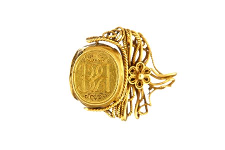 Hedvig Eleonoras signet, 1650-1700 cirka - Livrustkammaren - 97873