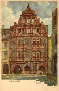 Heidelberg, Baden-Württemberg - Gasthof Zum Ritter (2) (Zeno Ansichtskarten)