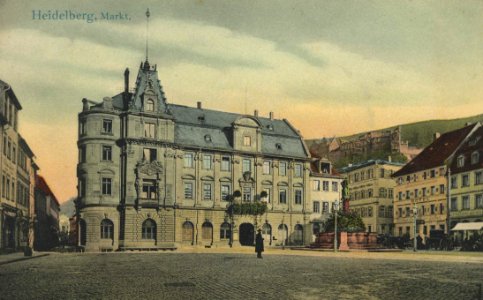 Heidelberg, Baden-Württemberg - Marktplatz (2) (Zeno Ansichtskarten)