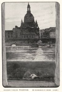 Heinrich Vogeler - Die Frauenkirche zu Dresden, 1902 photo
