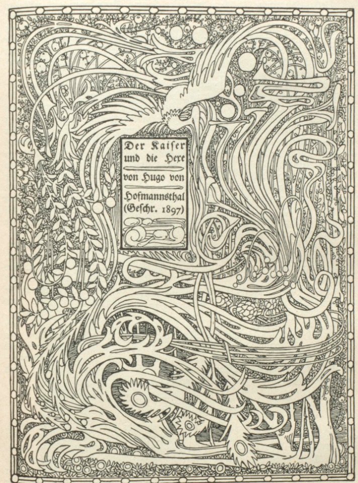 Heinrich Vogeler Hugo von Hofmannsthal Der Kaiser und die Hexe 1900
