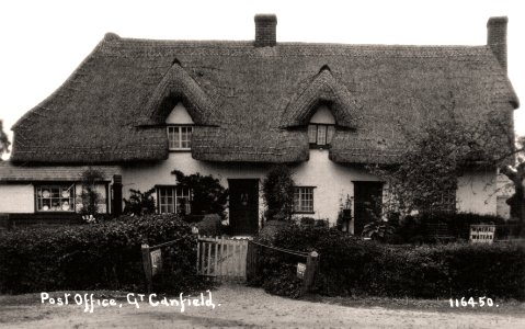 Hellmans Cross - Great Canfield parish post office, Essex, England, pre-WWI
