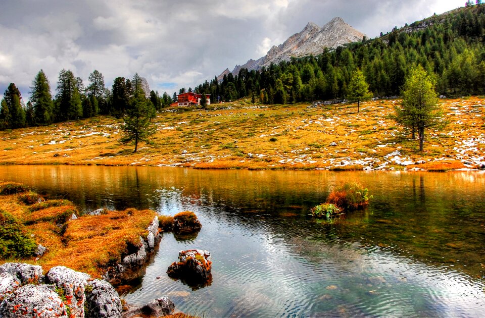 South tyrol alpine alpine panorama
