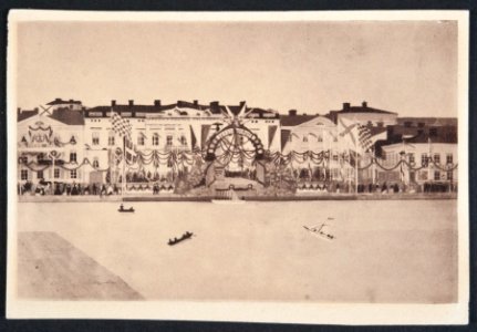 Helsinki 1863, Pohjoisesplanadi Kauppatori - G29675 - hkm.HKMS000005-km003ild