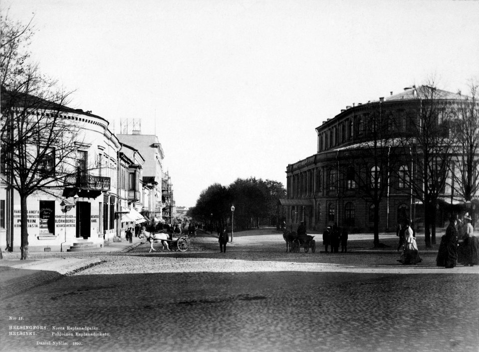 Helsinki 1890, Pohjoisesplanadi 2. Pohjoisesplanadi 41 - (hkm.HKMS000005-km0036xn)