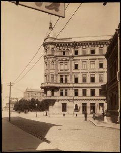Helsinki 1892, Pieni Roobertinkatu 13, 16. Yrjönkatu 3, 4. Erottajankatu 1. Uudenmaankatu 1, 3, 5, 3-1. Kolmikulma. - G16109 (hkm.HKMS000005-km0000m8aw)