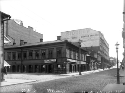 Helsinki 1895, Aleksanterinkatu 44. Mikonkatu 1, 3. - N1125 - hkm.HKMS000005-km0000mbkf