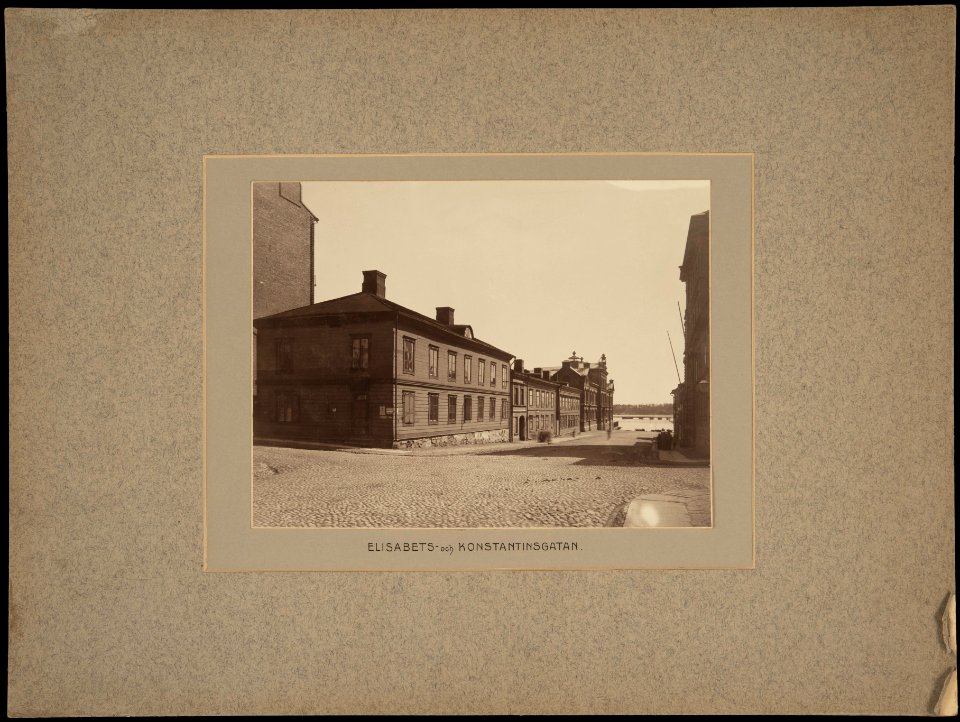 Helsinki 1896, Liisankatu 1, 3, 5, 7. Meritullinkatu 25. - G16150 - hkm.HKMS000005-km0000m8nz