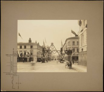 Helsinki 1896, Unioninkatu 23, 25, 27, 28, 30, 32. Aleksanterinkatu 28, 30. - G16204 - hkm.HKMS000005-km0000m94m