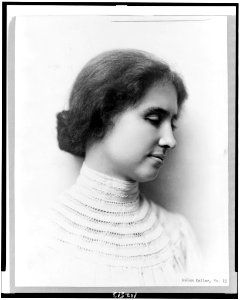 Helen Keller, head-and-shoulders portrait, facing right LCCN94515457