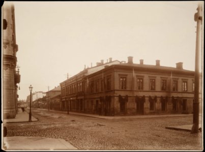 Helsinki 1897, Aleksanterinkatu 13, 15. Mikonkatu 5, 7, 9, 11. - G16117 - hkm.HKMS000005-km0000m8fj