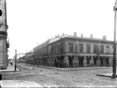 Helsinki 1897, Aleksanterinkatu 13, 15. Mikonkatu 5, 7, 9, 11. - N1124 - hkm.HKMS000005-km0000mbkd