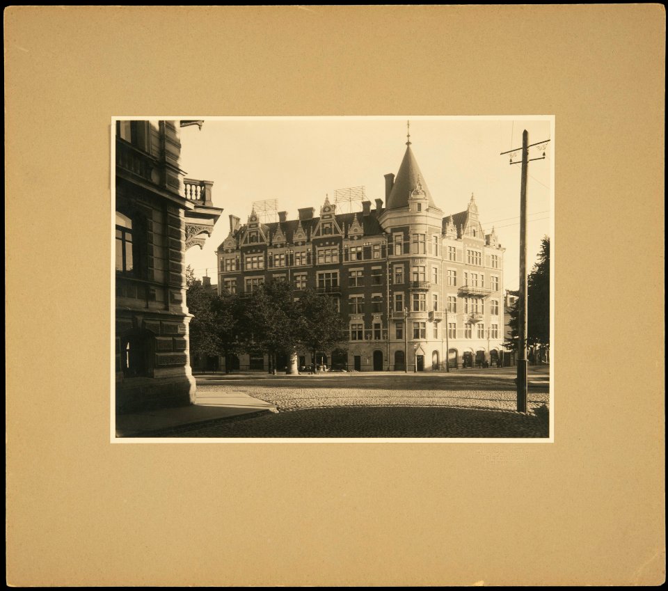 Helsinki 1897, Mannerheimintie 1, 10. Pohjoisesplanadi 41. Lönnrotinkatu 1. - G16336 - hkm.HKMS000005-km0000mb56