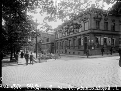 Helsinki 1900, Eteläesplanadi 14, 16, 18. Korkeavuorenkatu 47. Runebergin esplanadi. - N1249 - hkm.HKMS000005-km0000mit7