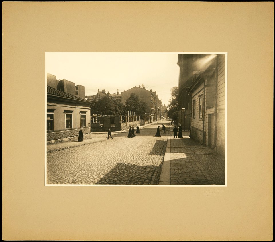Helsinki 1905, Yrjönkatu 15, 17, 19, 21, 24, 26. Kalevankatu 3, 4, 5, 6. - G16344 - hkm.HKMS000005-km0000mb5c