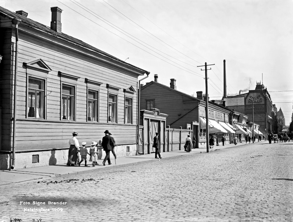 Helsinki 1909, Mikonkatu 9, 11, 13 - N465 (hkm.HKMS000005-0000011t)